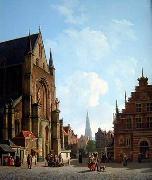 unknow artist European city landscape, street landsacpe, construction, frontstore, building and architecture.049 oil painting reproduction